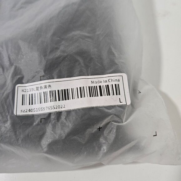 SHEIN ICON Stretchy Strapless Denim Dress in Black - Size Large - Picture 3 of 8